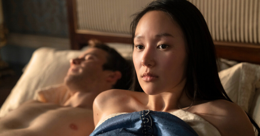 Bridgerton bath scene filmed