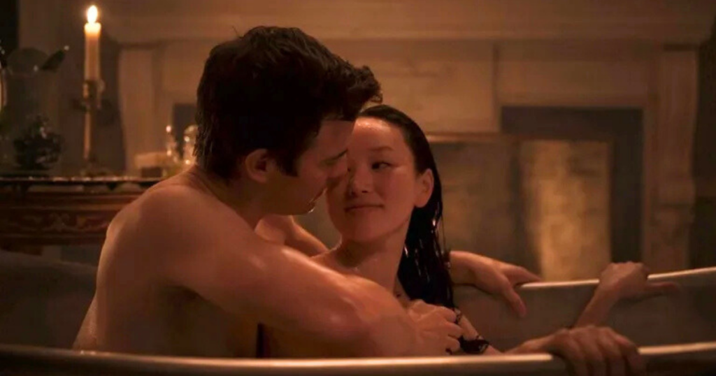 Bridgerton bathtub scene filthier books