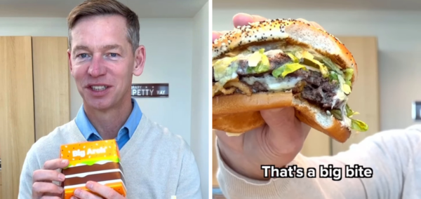 McDonald’s CEO dragged burger video