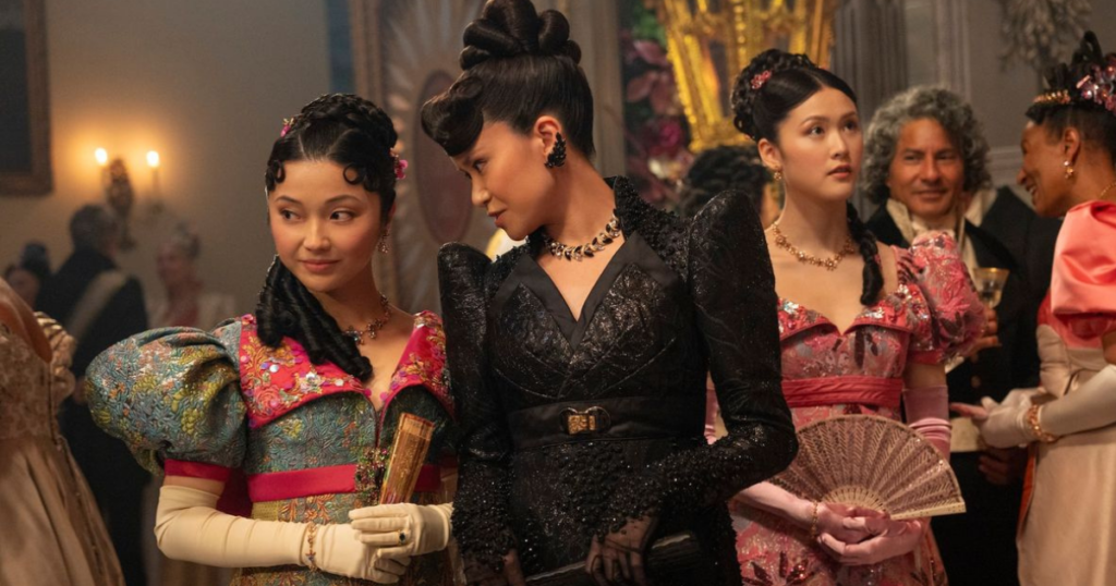 Detail Bridgerton Rosy Posy poor