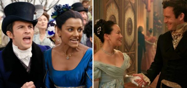 bridgerton couples screen time kate anthony benedict sophie