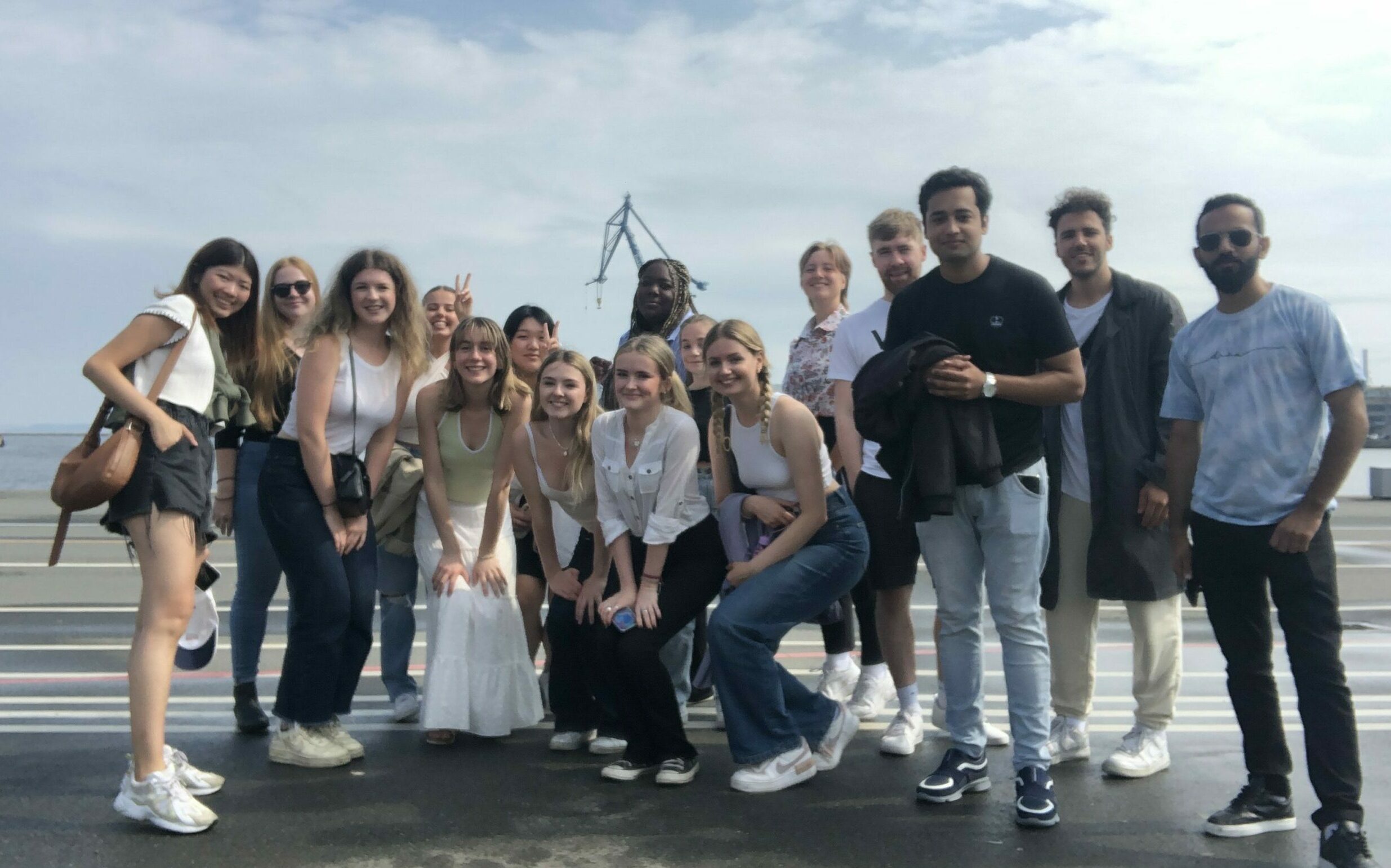 uk university students on a trip