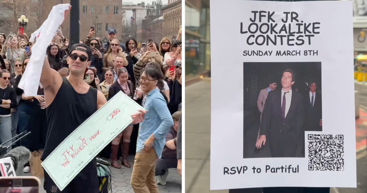 New York’s latest viral lookalike contest crowned a modern-day JFK Jr. ‘biggest hunk’
