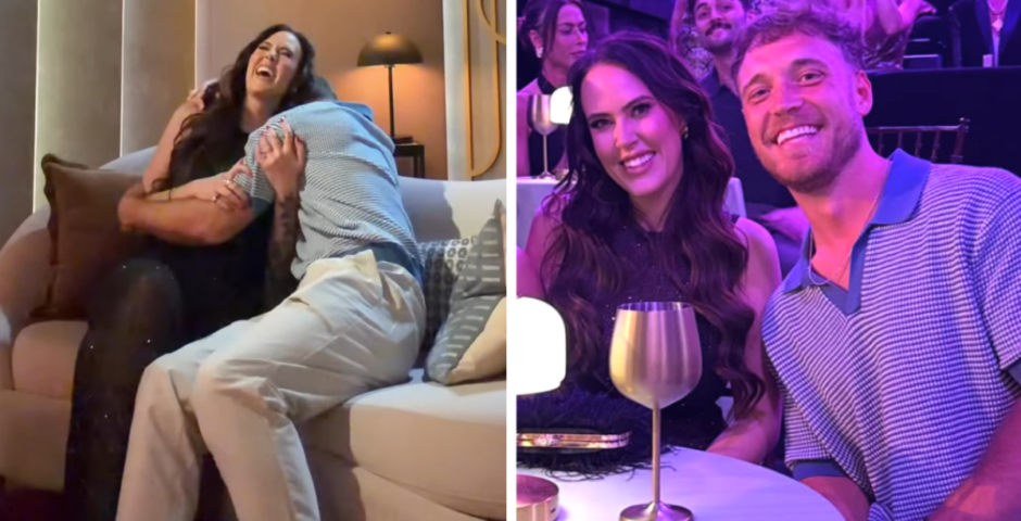 Jimmy and Chelsea at the Love Is Blind season 10 reunion