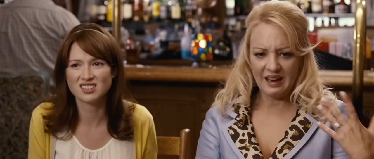Ellie Kemper as Becca and Wendi McLendon-Covey as Rita in Bridesmaids(Image via Universal Pictures)