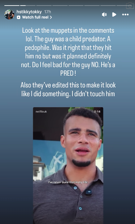 hstikkytokky complaining about edit