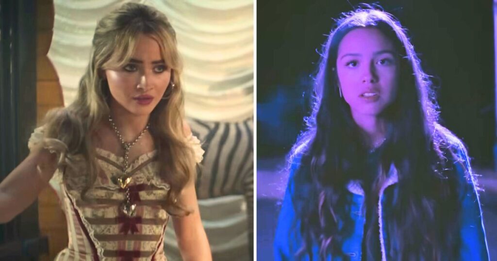 sabrina carpenter olivia rodrigo drivers license and because i liked a boy