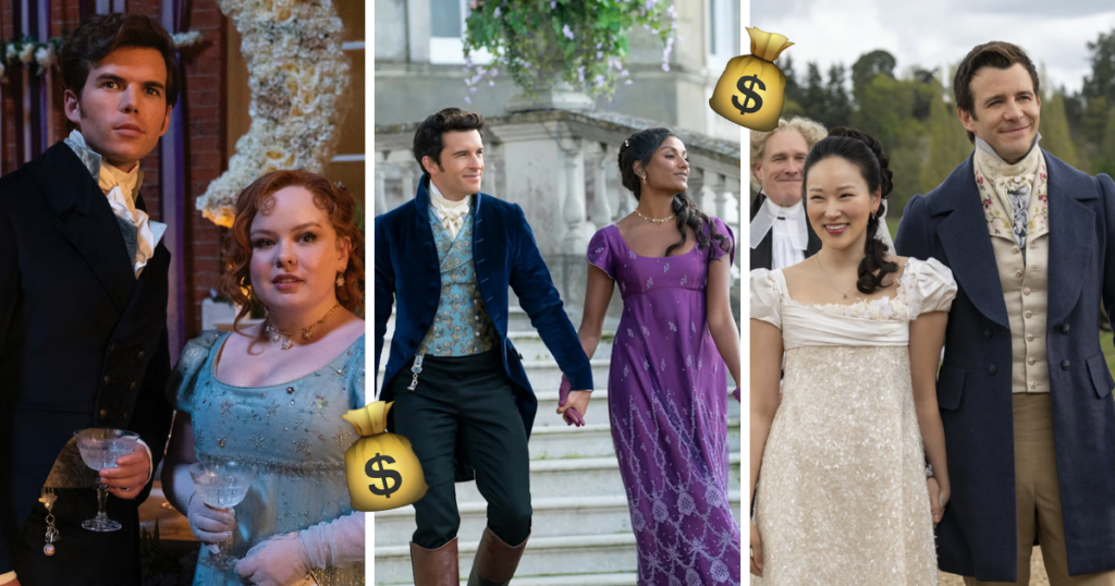 Bridgerton richest couples ranked