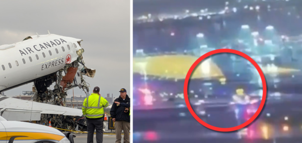 LaGuardia Airport crash footage