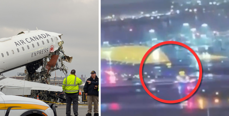 LaGuardia Airport crash footage