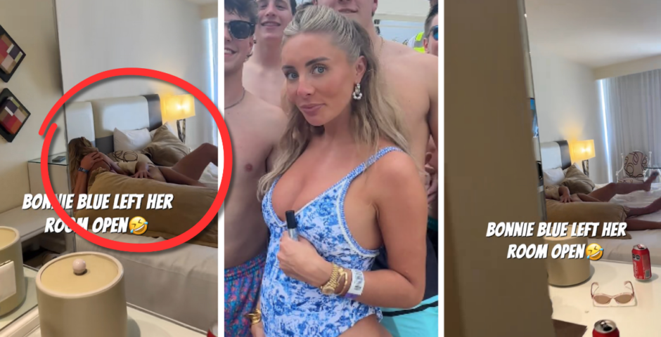 Bonnie Blue caught in viral video