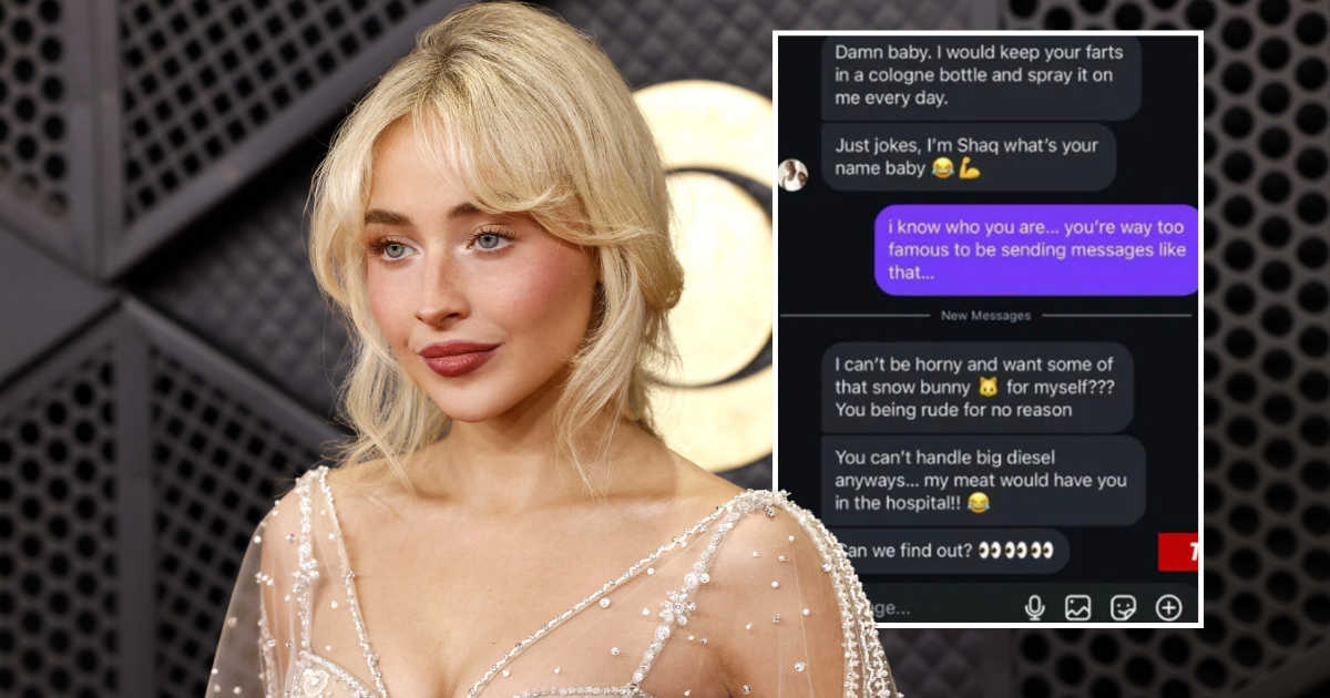Shaquille O’Neal addresses filthy texts to Sabrina Carpenter