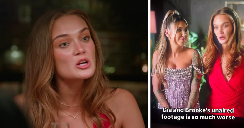 Gia and Brook at MAFS Australia 2026 dinner party