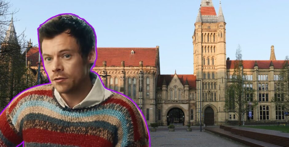 harry styles manchester uni