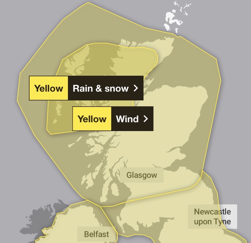Storm Dave winds set to batter Edinburgh over Easter Weekend