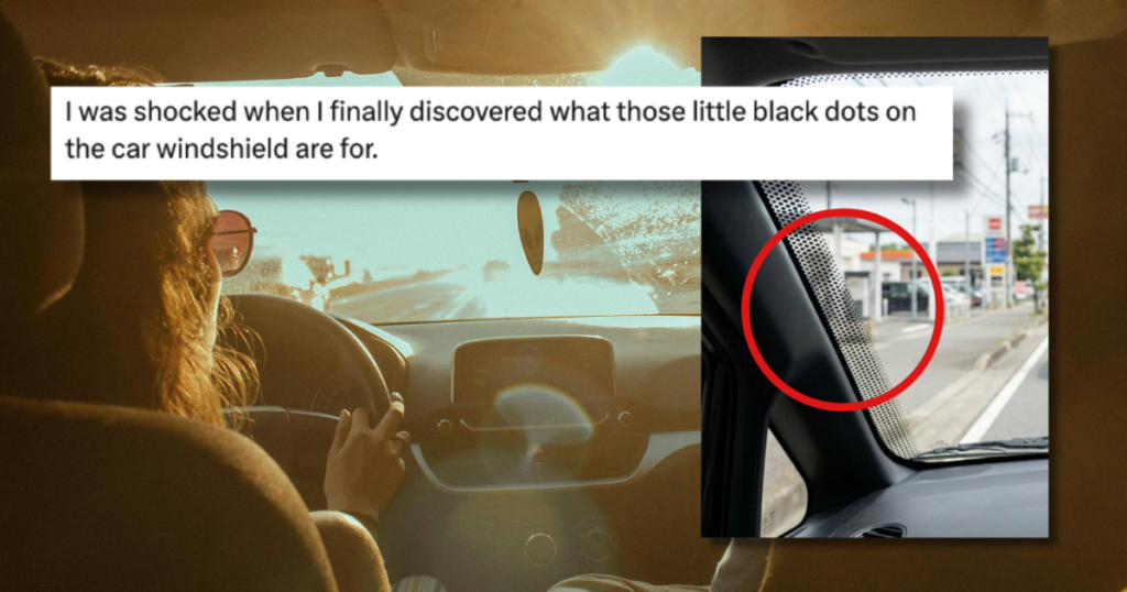 car windscreen dots