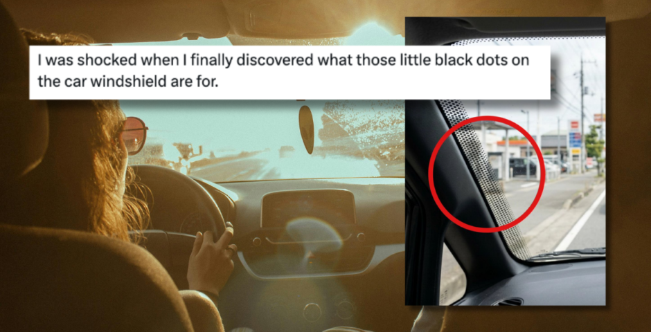 car windscreen dots