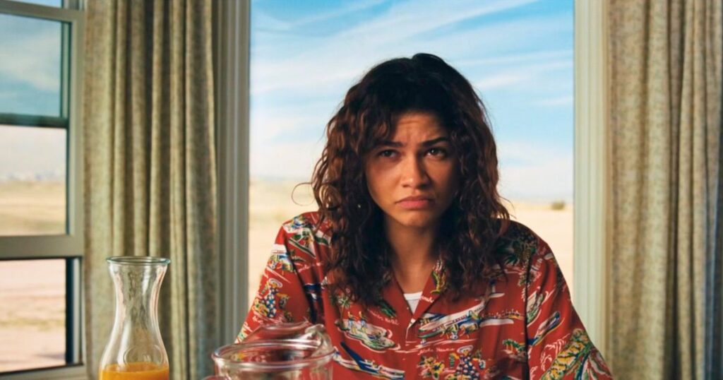 euphoria season three is rue sober she looks it here tbh