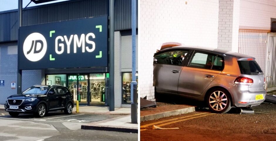 manchester gym car crash