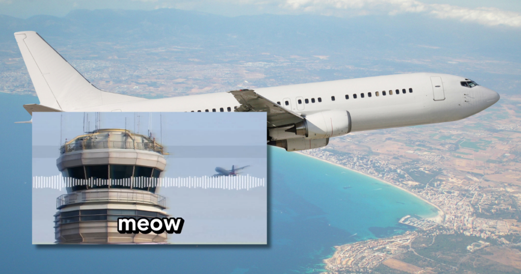 pilots meowing to air traffic control