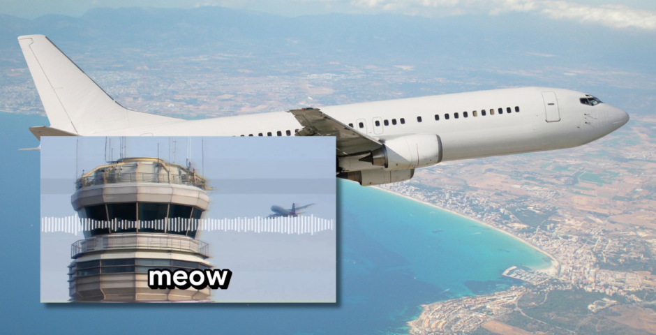 pilots meowing to air traffic control