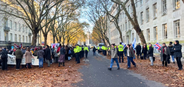 protesters from several london unis russell group unis student protesters