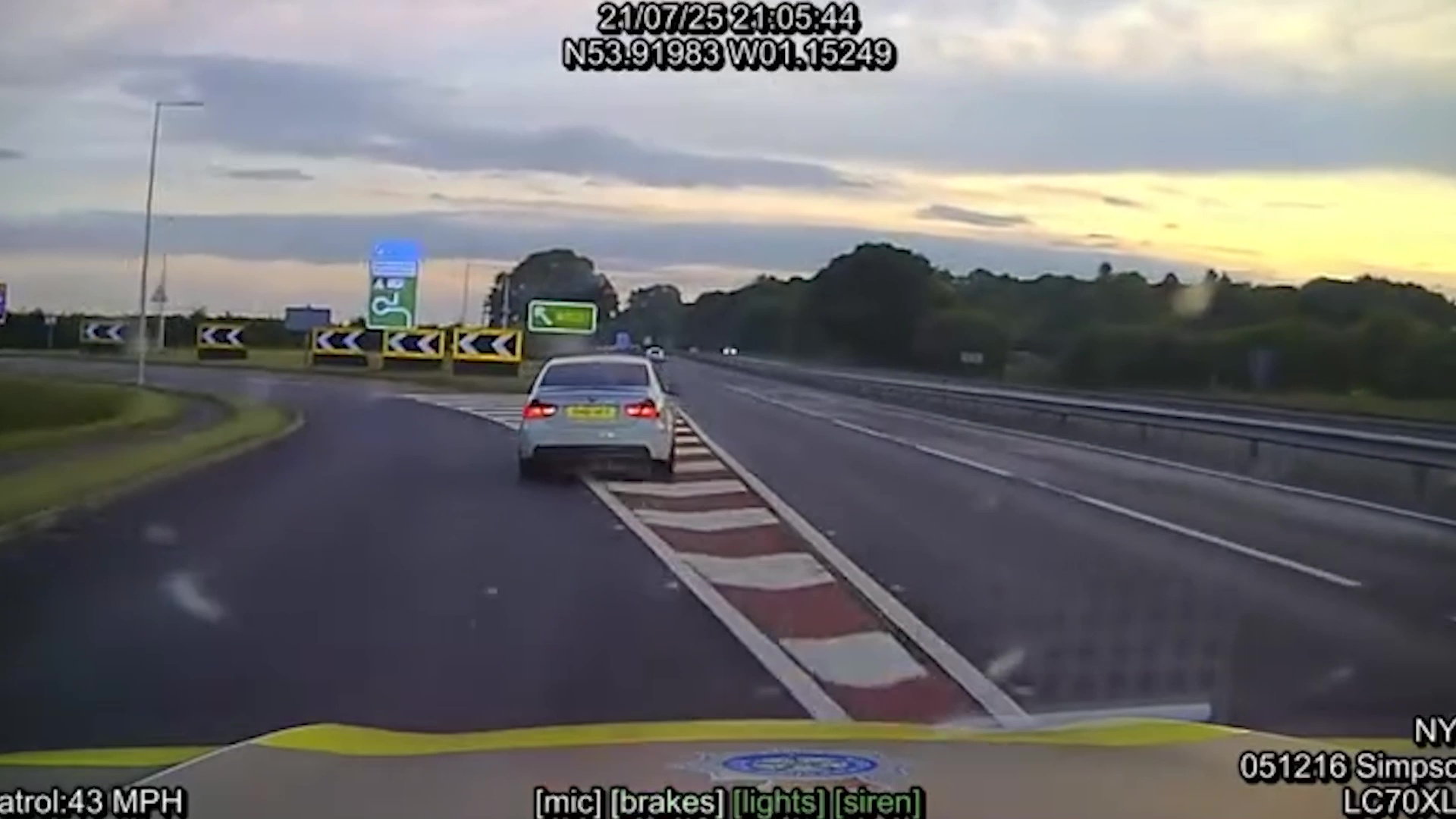 york roundabout crash 